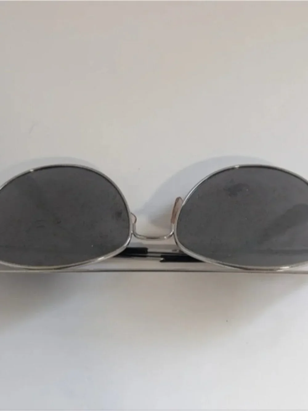 Aldo SIlver  Abstract Aviator Sunglasses